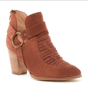 Seychelles suede impossible harness ankle boots
